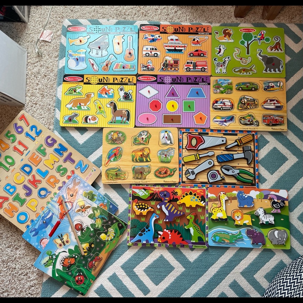 Melissa and Doug puzzles